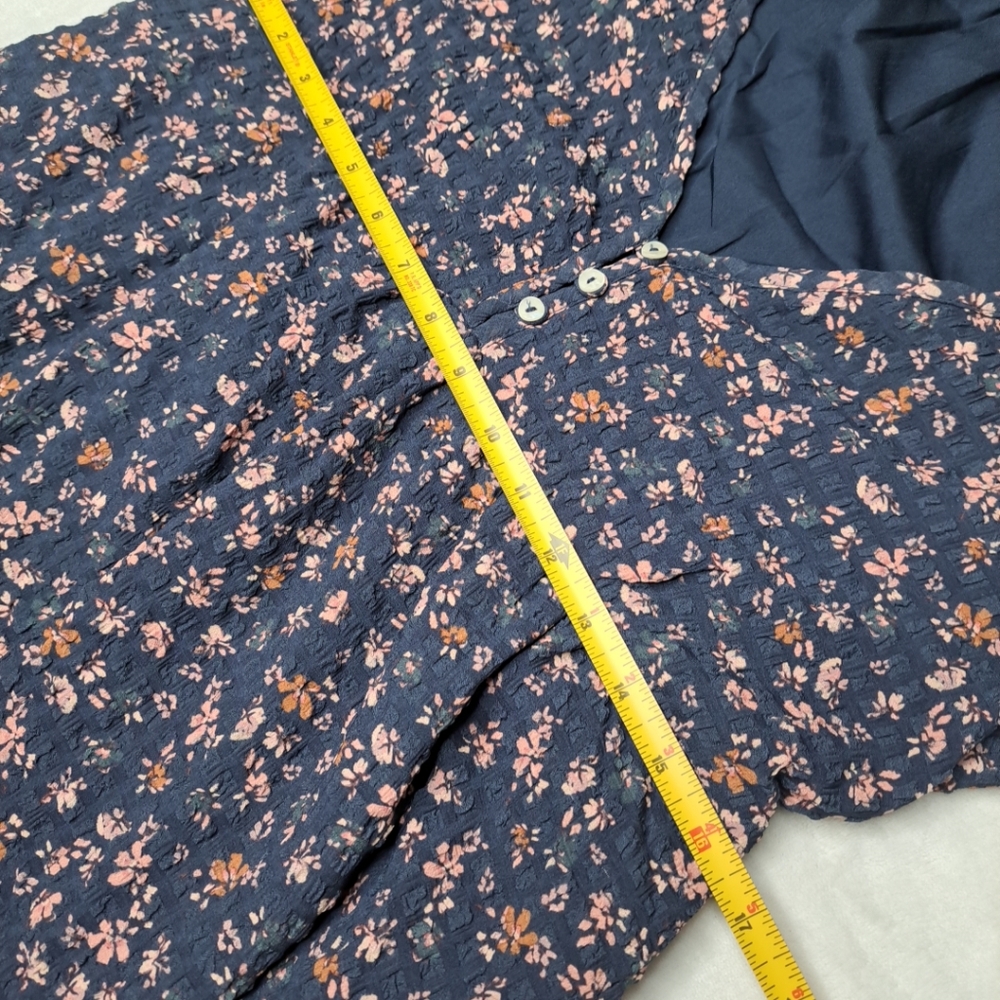 Hatch Collection The Kelsey Maternity Ruffled Dress Painted Floral Size 0 - Picture 12 of 16